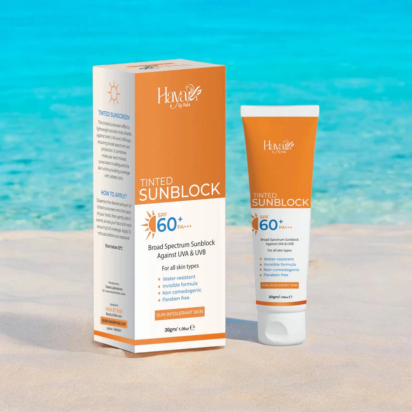 Haya By Rabi - Tinted Sunblock - Broad Spectrum Protection